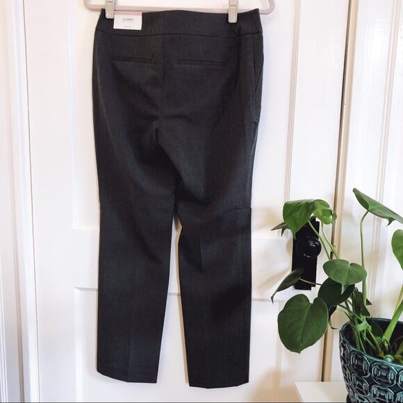 Ann Taylor Gray Modern Slim Leg Dress Pants - Picture 3 of 11